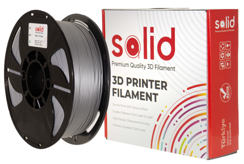 Solid Filament PETG Gümüş - 1 kq