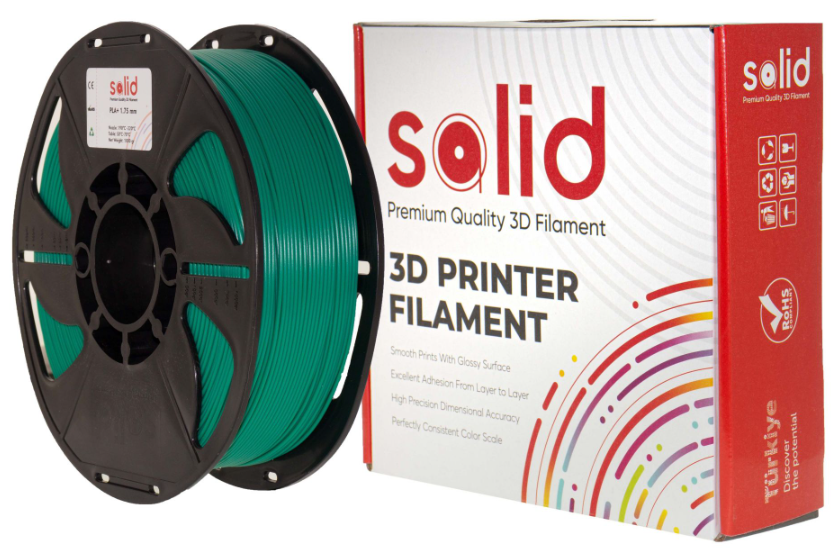 Solid Filament PETG Tünd Yaşıl - 1 kq