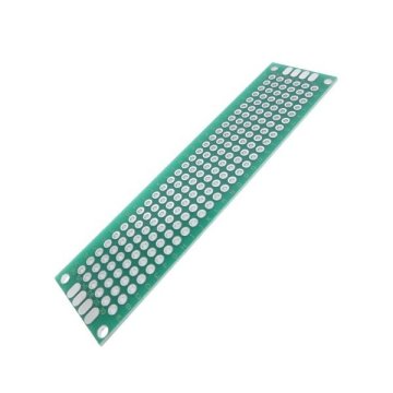 İki Üzlü Deşikli Plata - Pertinax 2x8sm