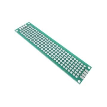 İki Üzlü Deşikli Plata - Pertinax 2x8sm