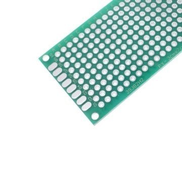 İki Üzlü Deşikli Plata - Pertinax 3x7sm