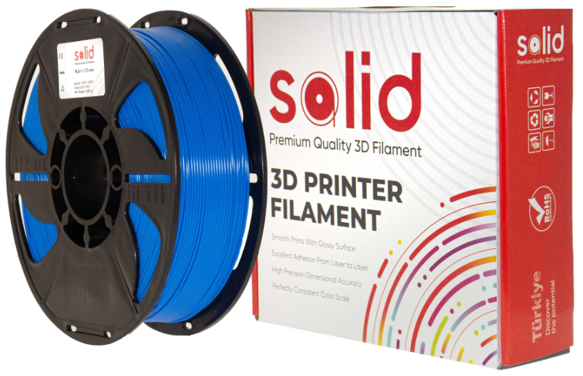 Solid Filament PETG Mavi - 1 kq