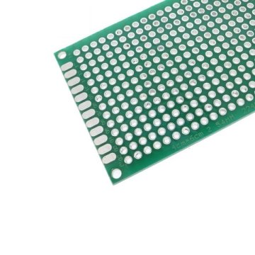 İki Üzlü Deşikli Plata - Pertinax 6x8sm