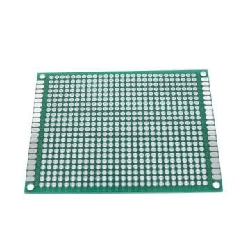 İki Üzlü Deşikli Plata - Pertinax 6x8sm