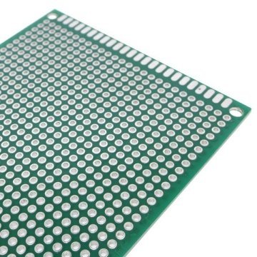 İki Üzlü Deşikli Plata - Pertinax 7x9sm