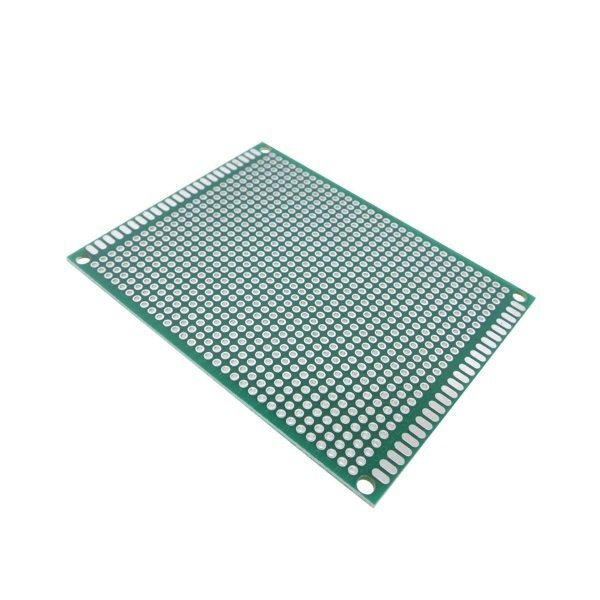 İki Üzlü Deşikli Plata - Pertinax 7x9sm