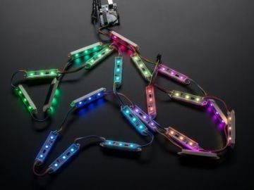 75 mm 3′lü RGB LED Zolaq (7 hissə)