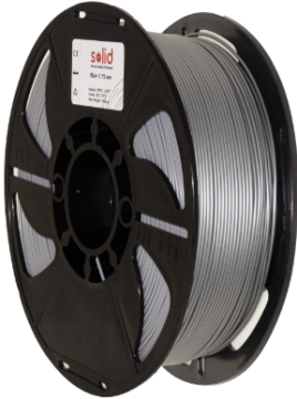 Solid Filament PLA Plus Gümüş Boz - 1 kq