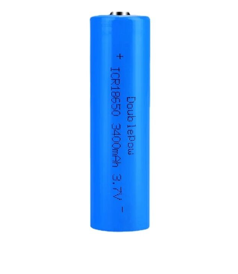 3.7V 3500mAh 18650 Li-ion Şarjlı Batareya - Başlı