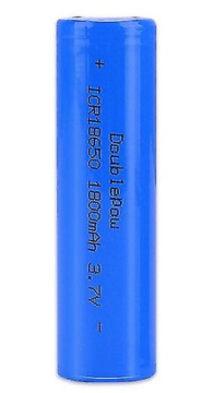 3.7V 1800mAh 18650 Li-ion Şarjlı Batareya - Başsız