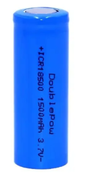 3.7V 1500mAh 18650 Li-ion Şarjlı Batareya - Başsız