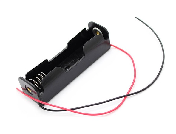 Təkli 3.7V 18650 Batareya Yuvası - Kabelli