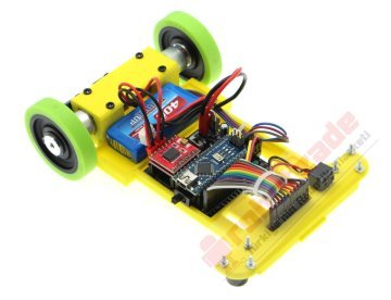 GinBot Sürətli Xətt İzləyən Robot Dəsti Enkoderli